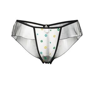 NWT - LE PETIT TROU Jardin Loose Sheer Briefs - Size XL